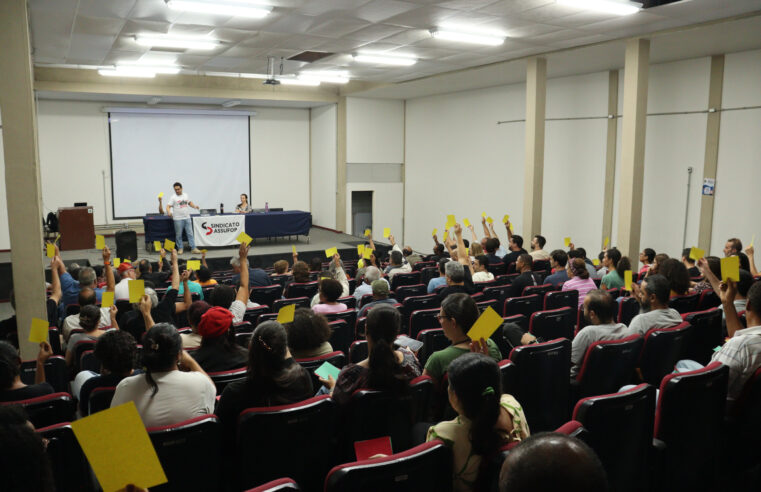 ASSUFOP instaura Comando Local de Greve e inicia debates sobre diretrizes do movimento